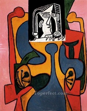  fauteuil Pintura al %c3%b3leo - Femme dans un fauteuil 1938 Cubismo